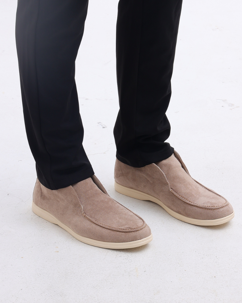 High Suede Slipper
