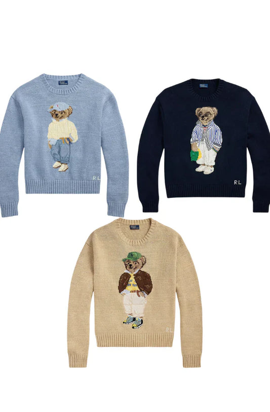 Set 3 RL Styles Bear Sweater