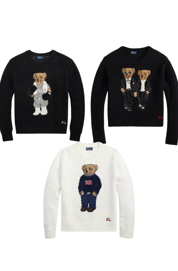 Set 3 RL Styles Bear Sweater