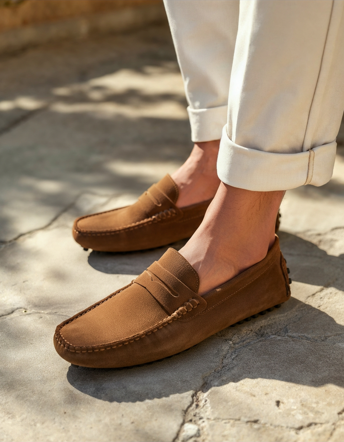Suede Driver Loafer