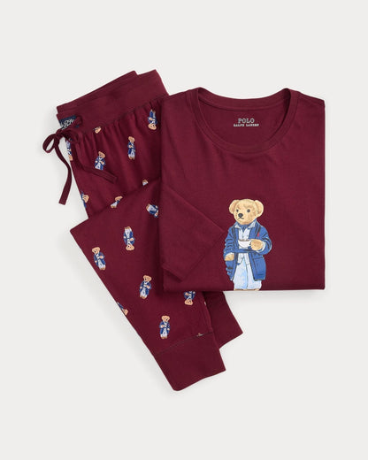 RL Polo Bear Jersey Pajama Set