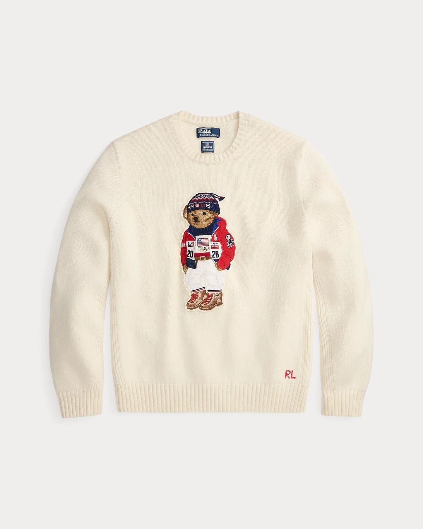 RL Team USA Polo Bear Sweater